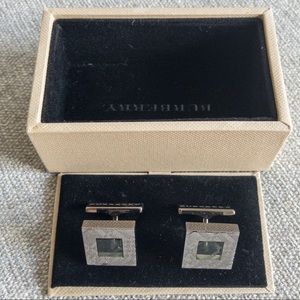 Burberry Check cufflinks